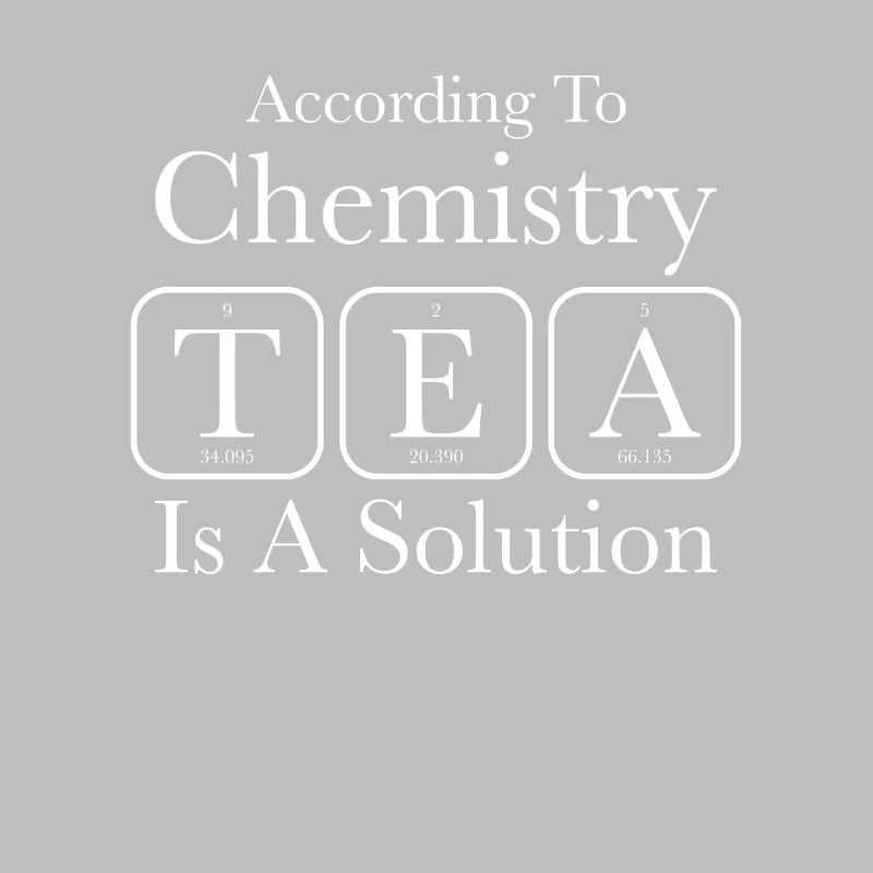 Solution de thé de chimie