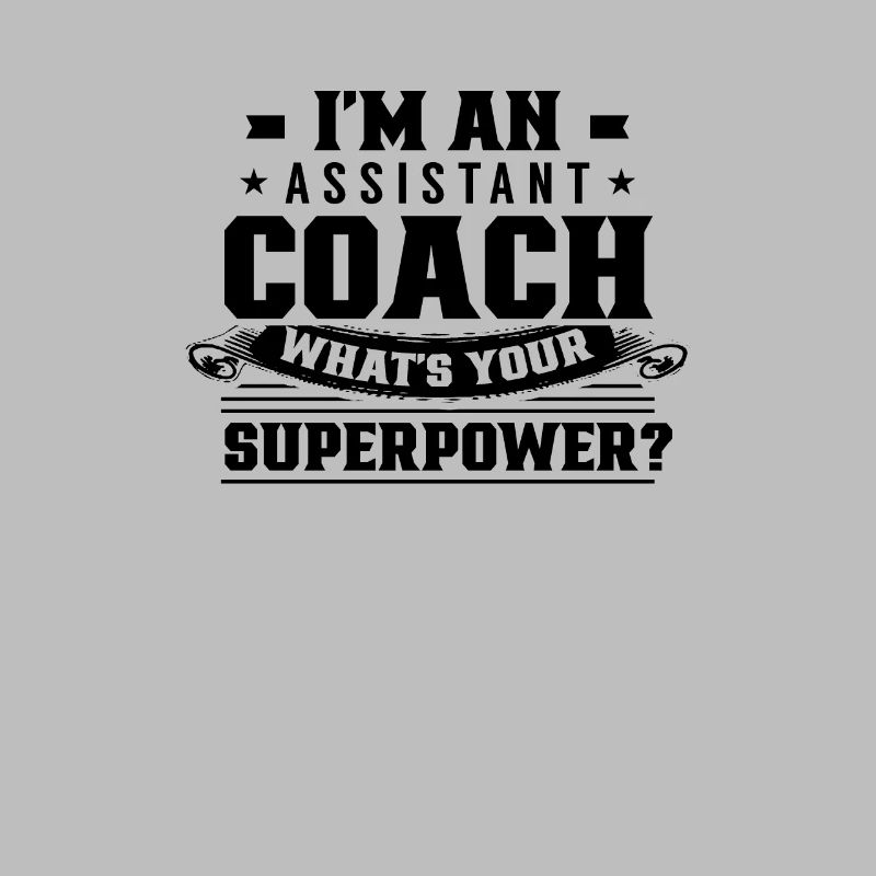 Ich bin ein Assistenztrainer Job Trainerassistent