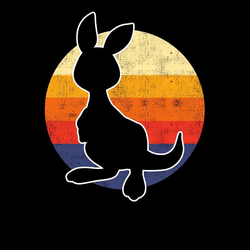 Australien Kangaroo Retro