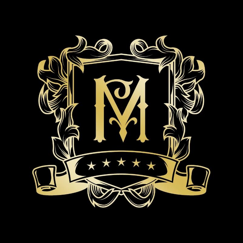 M letter gold