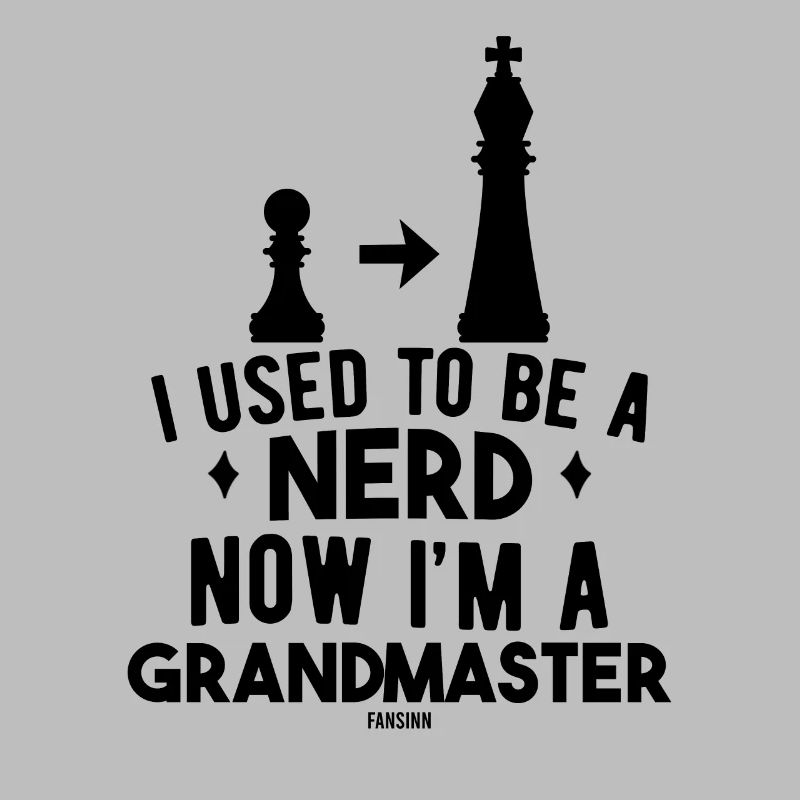 Nerd Chess Maître d’échecs Dicton