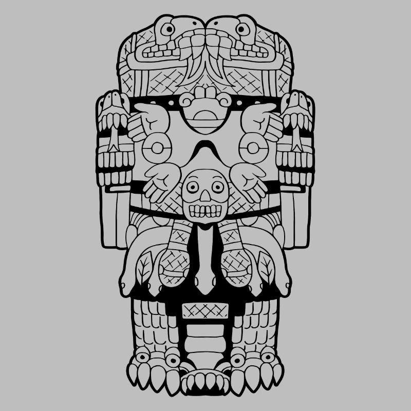 Coatlicue Déesse Aztèque Déesse de la Terre Maya Inca