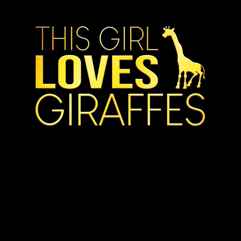 Mädchen Giraffe Spruch