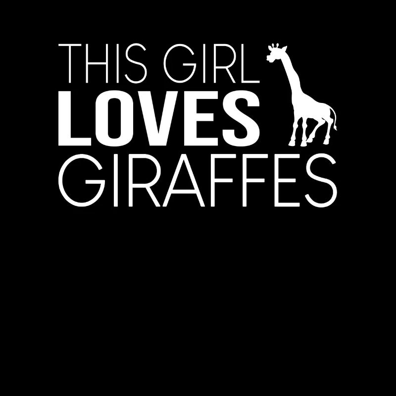 Mädchen Giraffe Spruch