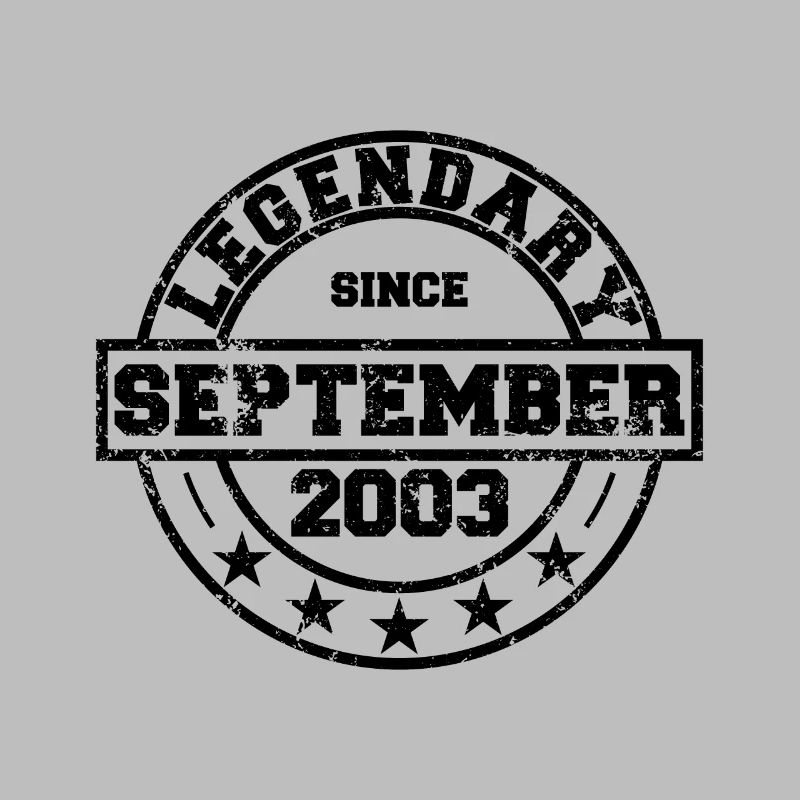 Legendary since September 2003 - Geburtstag