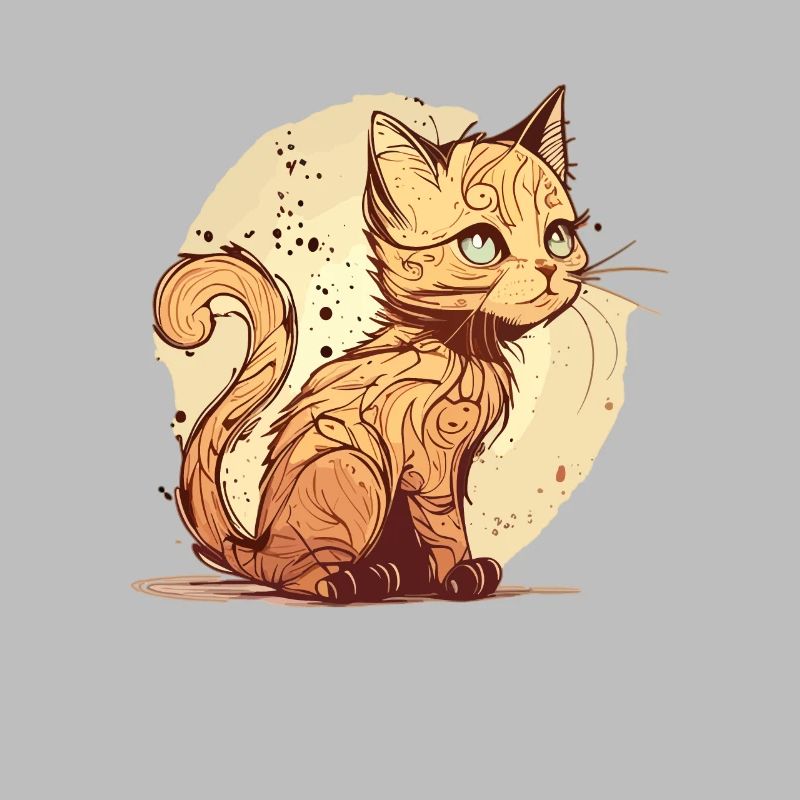 Katze im comic style