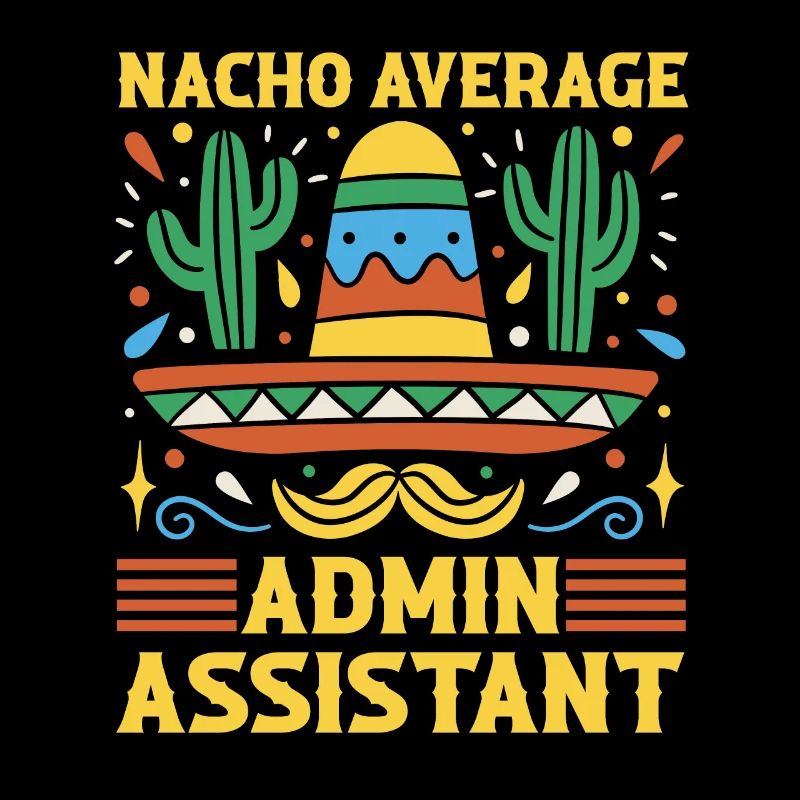 Nacho Average Admin Assistant Cinco De Mayo