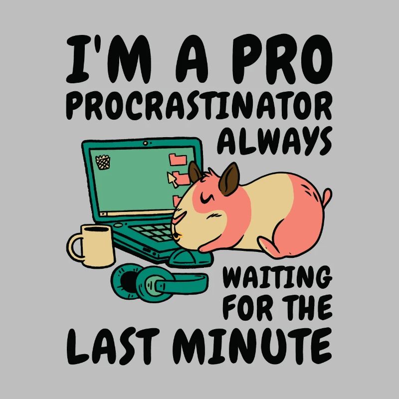 Procrastiner le temps du procrastinateur de hamster