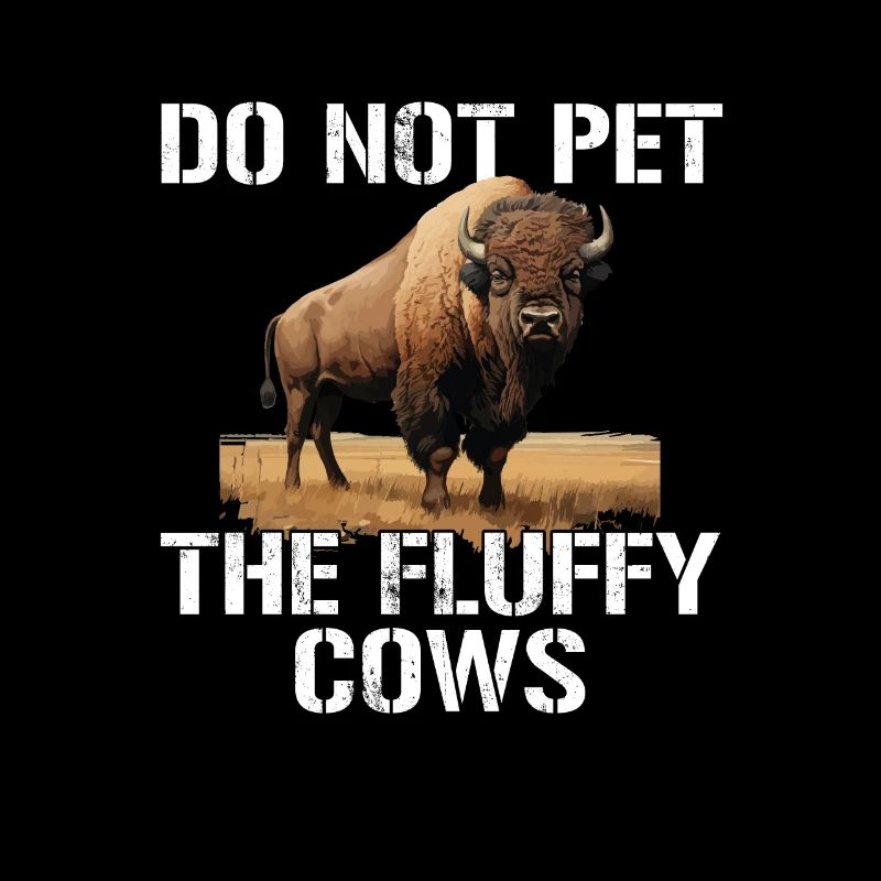 do not pet the fluffy cows