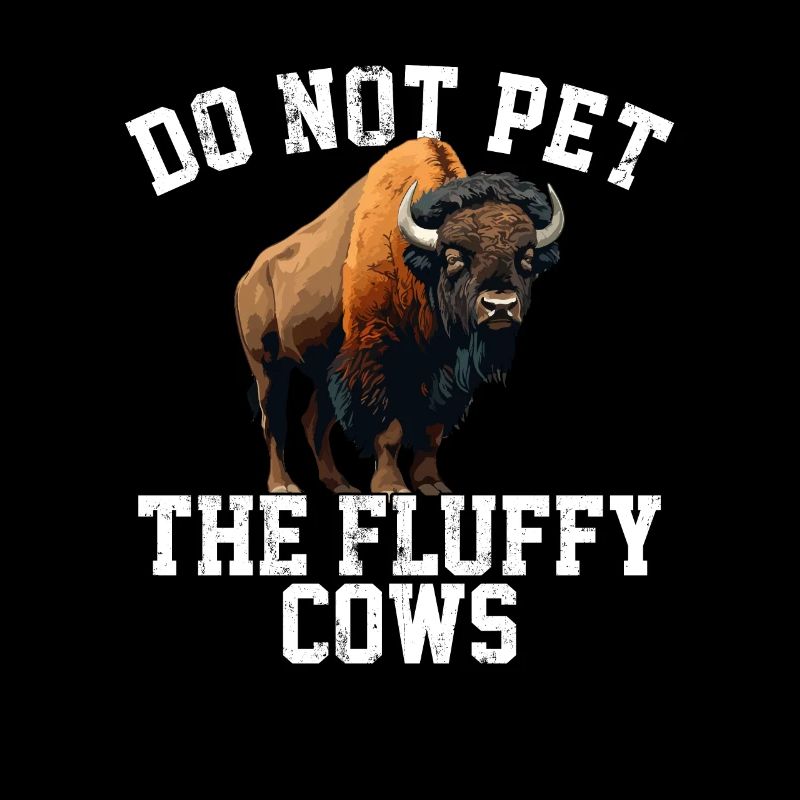 do not pet the fluffy cows