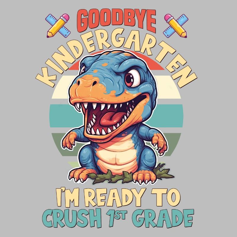 Schulkind Zur Einschulung Goodbye Kindergarten