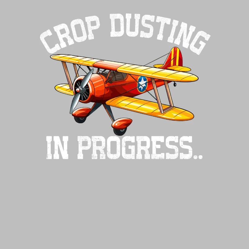 crop duster in progress