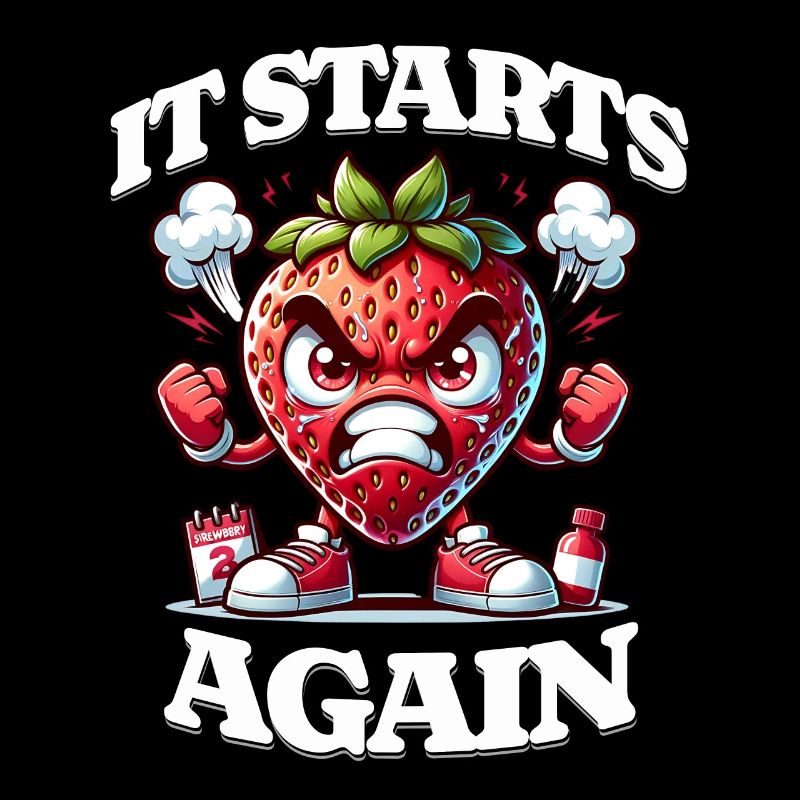 Periode Menstruation Erdbeerwoche It Starts Again