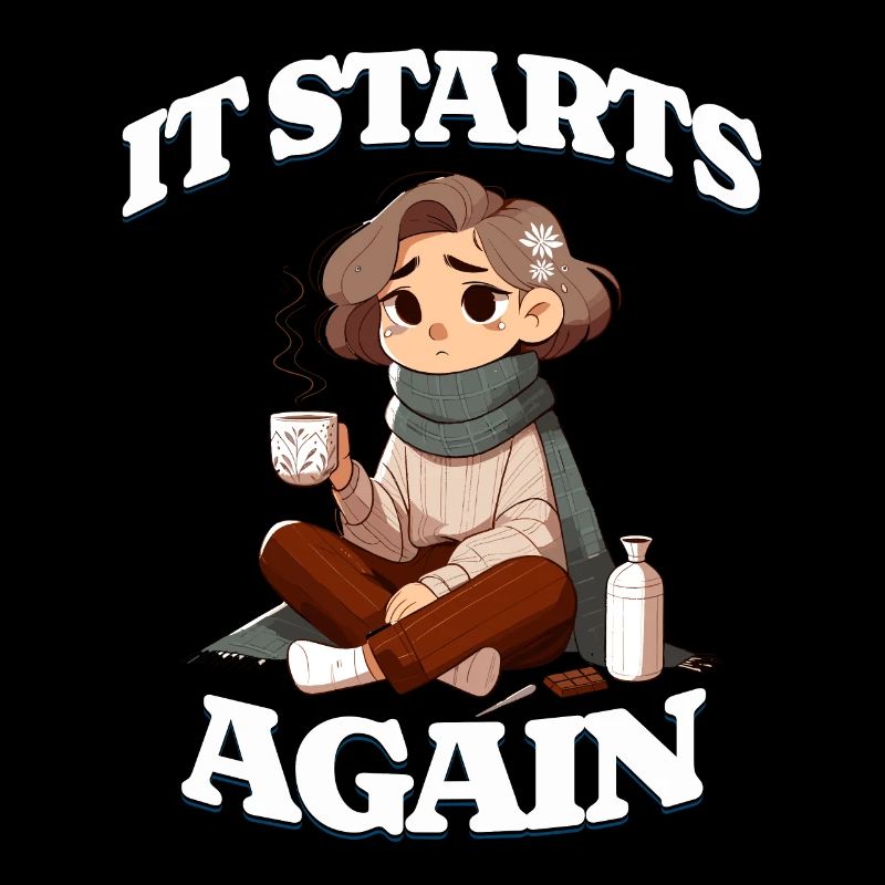 It Starts Again Periode, Menstruation Design