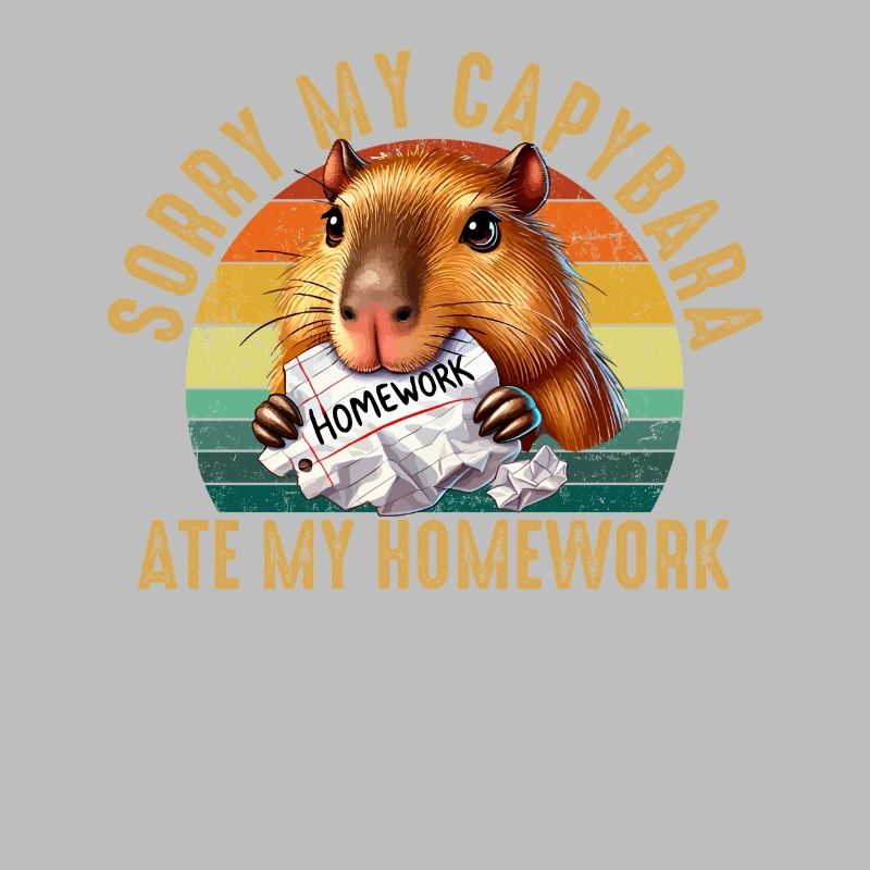 Capybara ate my homework, capybara