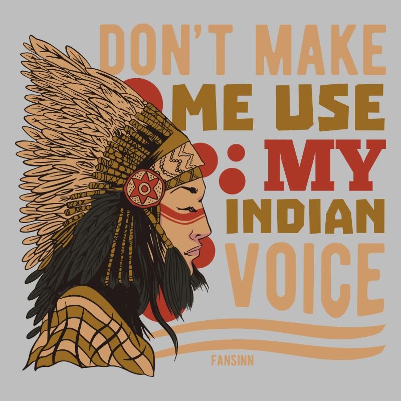 Ne me faites pas utiliser ma voix indienne