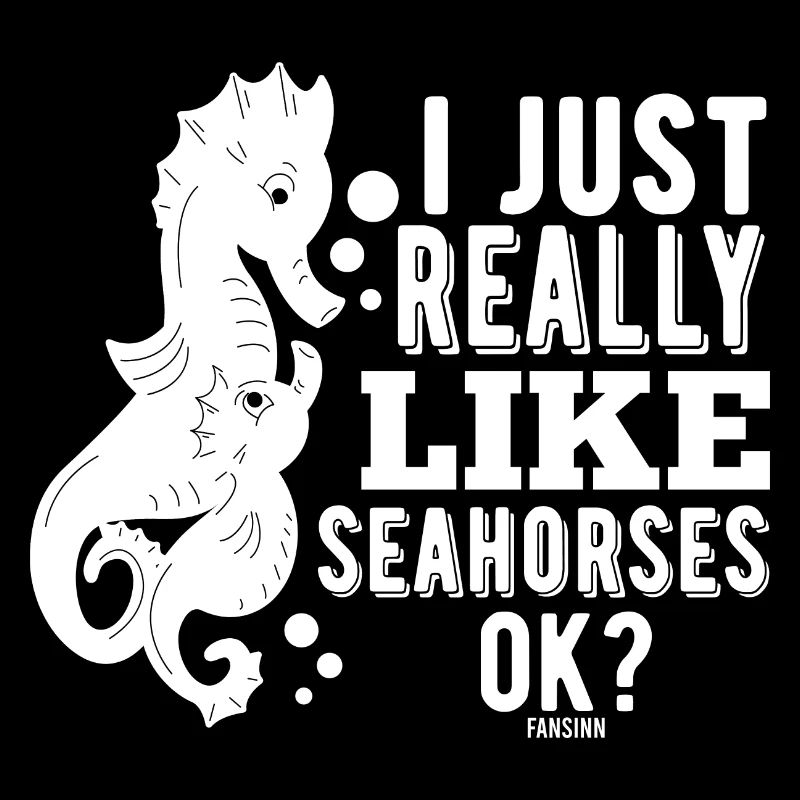 hippocampe mignon dans la mer