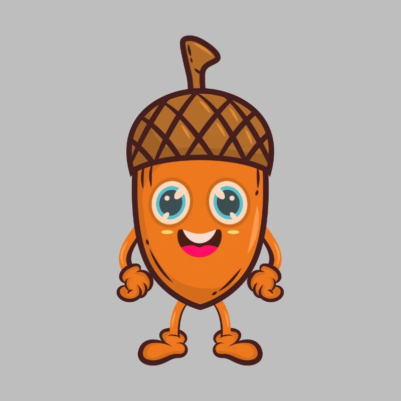 Eichel Eiche Baum Comic