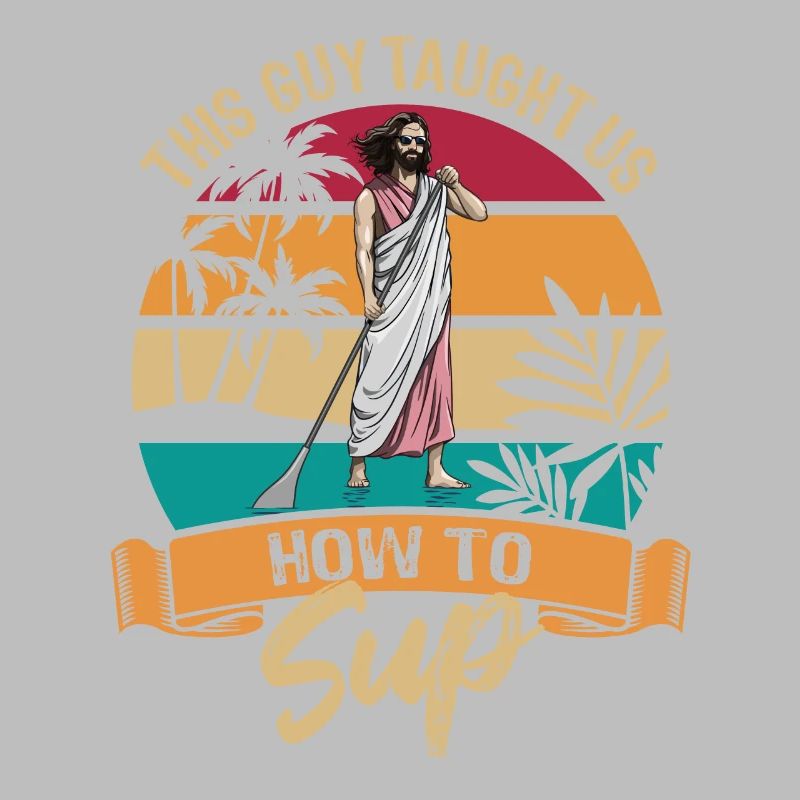 This guy taught us how to SUP - Jesus - Paddle