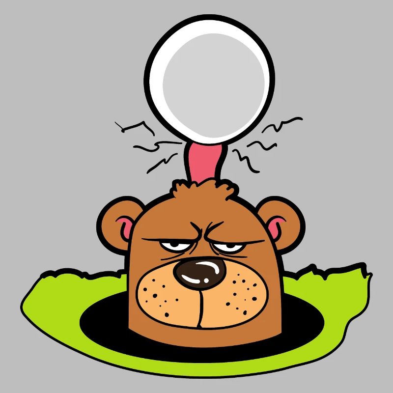 Gopher golf ball golf golfer golfer golf course