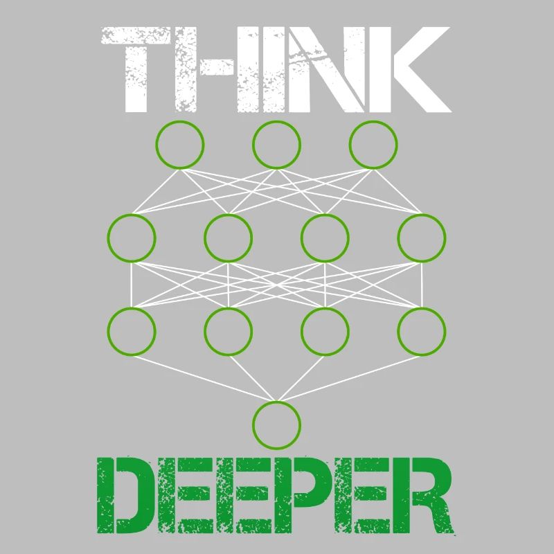 Künstliche Intelligenz think deeper Geschenk
