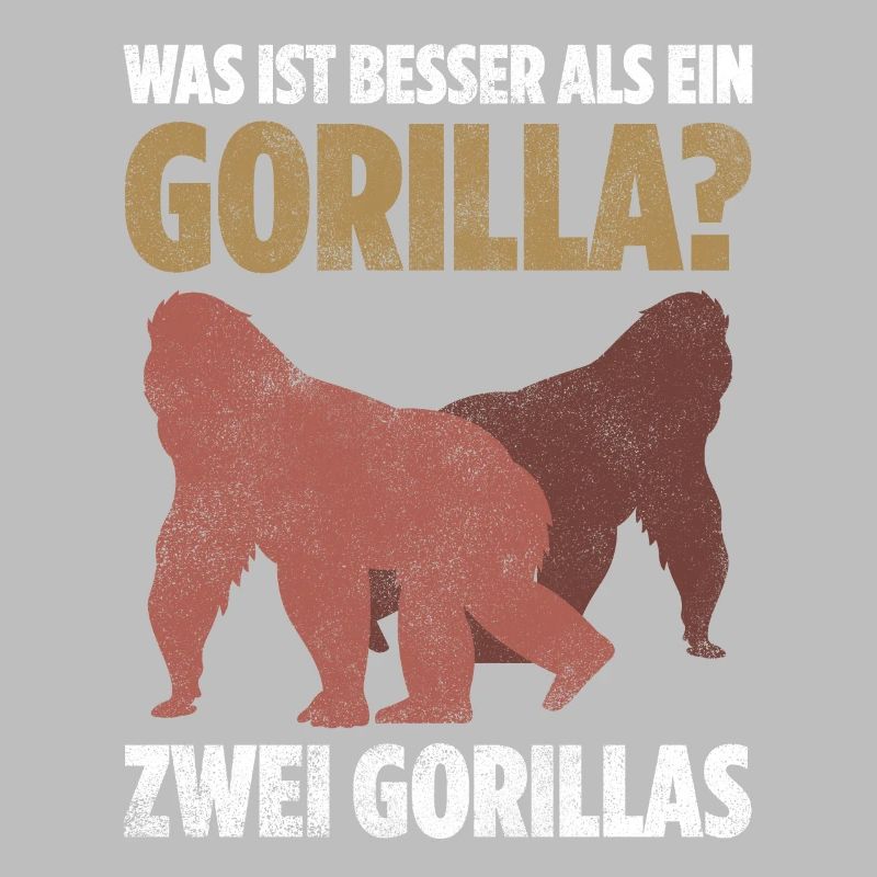 Was ist besser als ein Gorilla? Zwei Gorillas