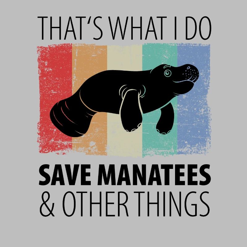 Manatees Funny Manatee