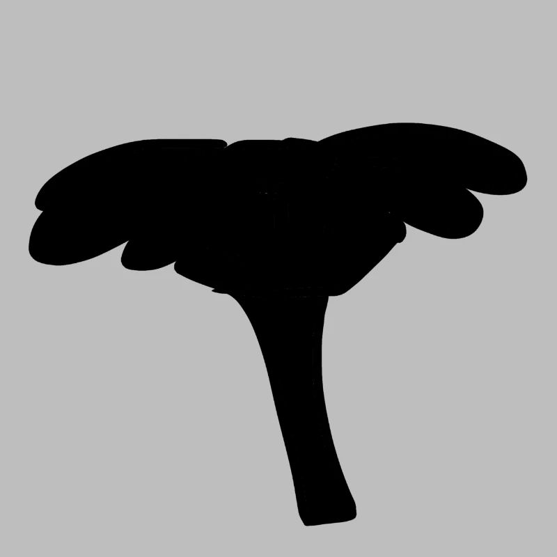 Symbole de fleur forme de plante