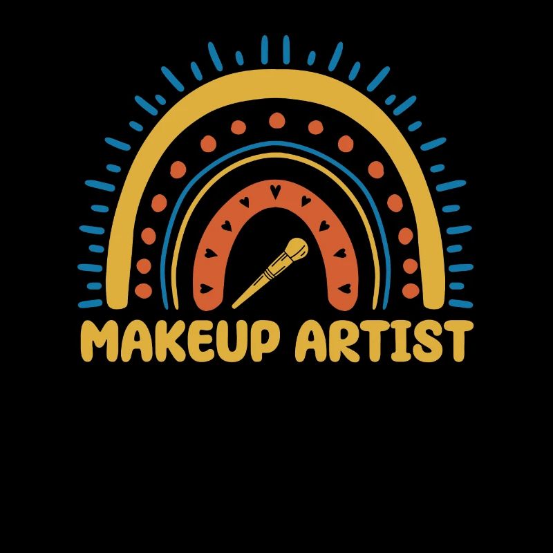 Maskenbildner Boho Regenbogen Make Up