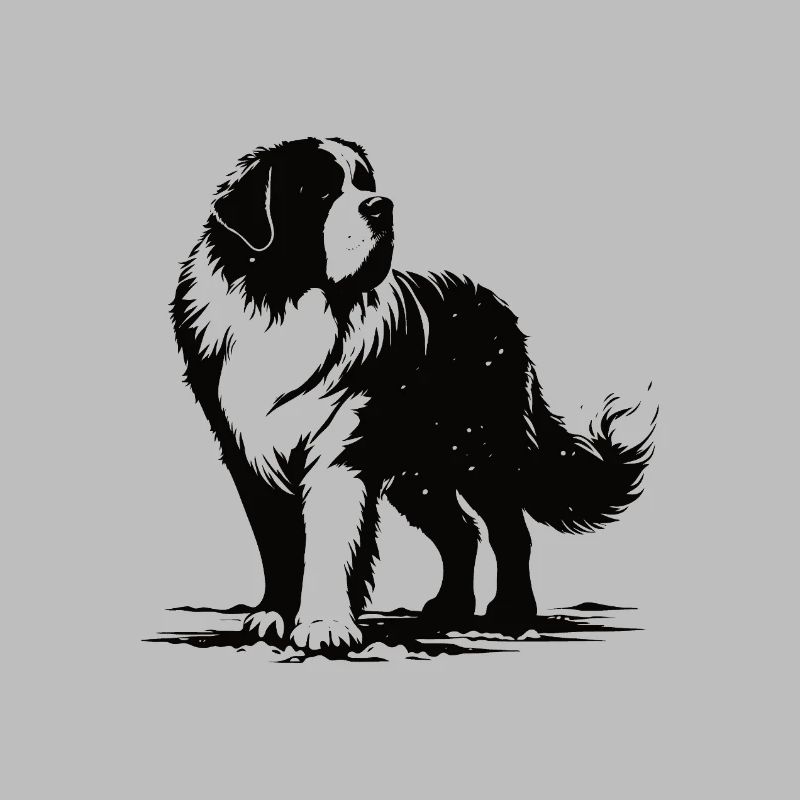 St. Bernard Design – Gentil géant avec cœur