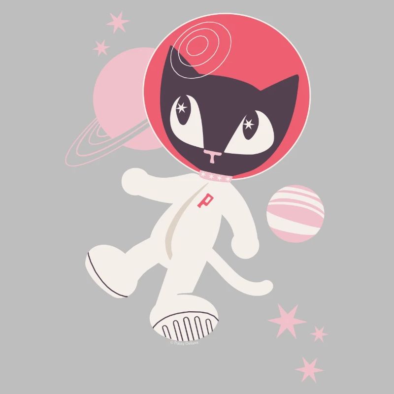 Pussy Deluxe Chat Astronaute Dans L'espace