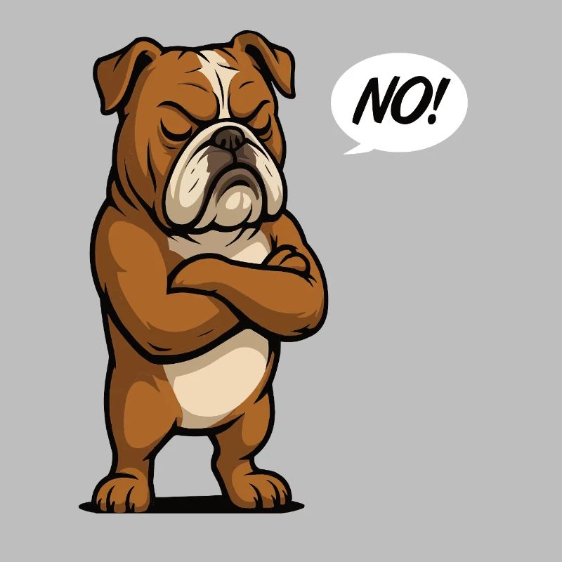 Pas de bouledogue anglais Bully Bully Owner