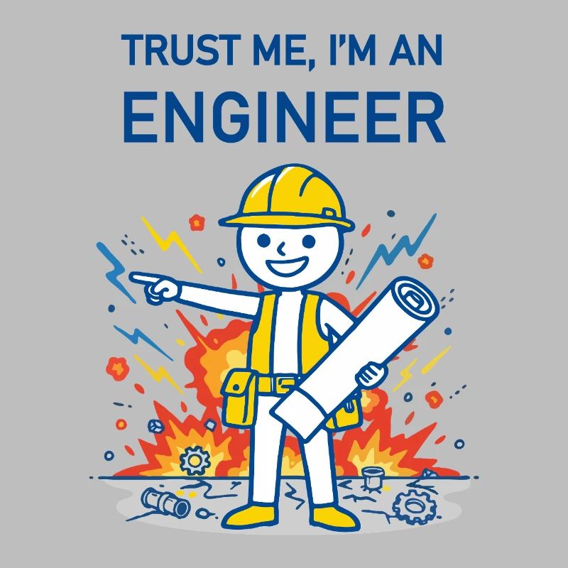 Trust Me, I'm an Engineer - for light background