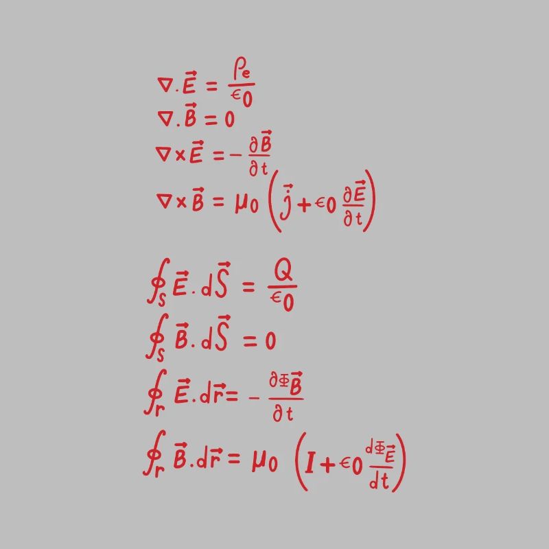 Math formula nerd Maxwell know-it-all