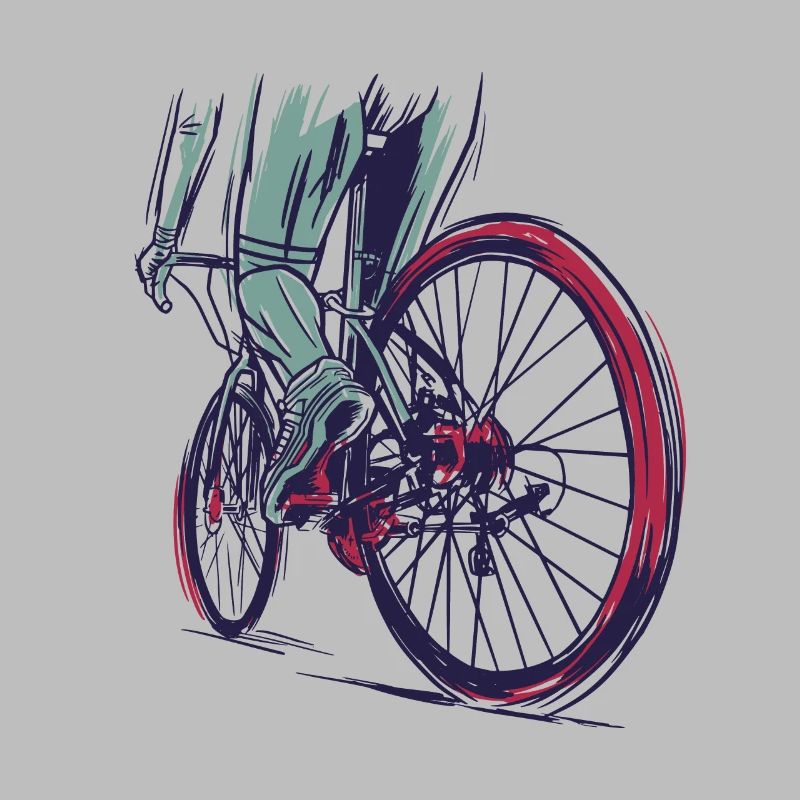 Vélo de course sprinter course cyclisme