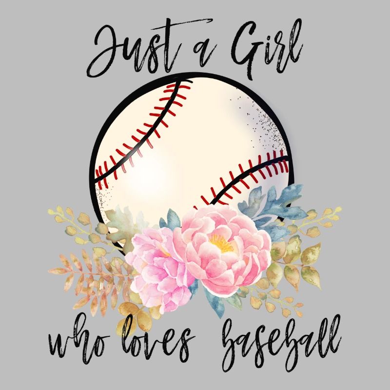Nur ein Mädchen, das Baseball liebt