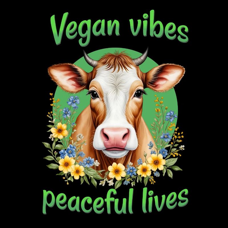 Vegan vibes peaceful lives
