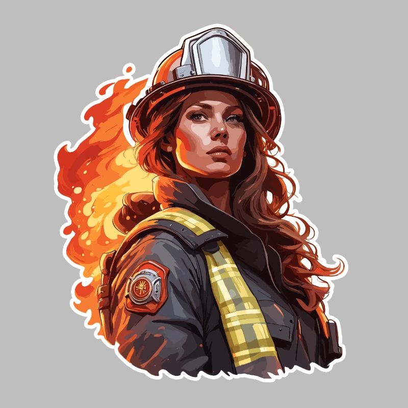 Firefighter / Fire / Fire / Extinguish / Heroine