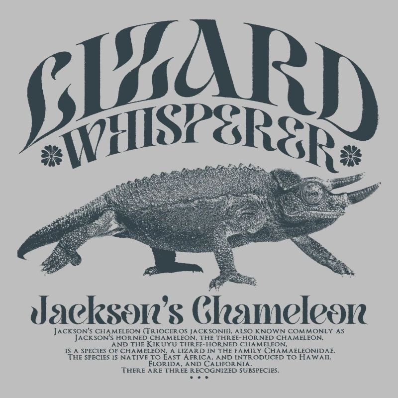 Jackson's Chamäleon Echsenflüsterer