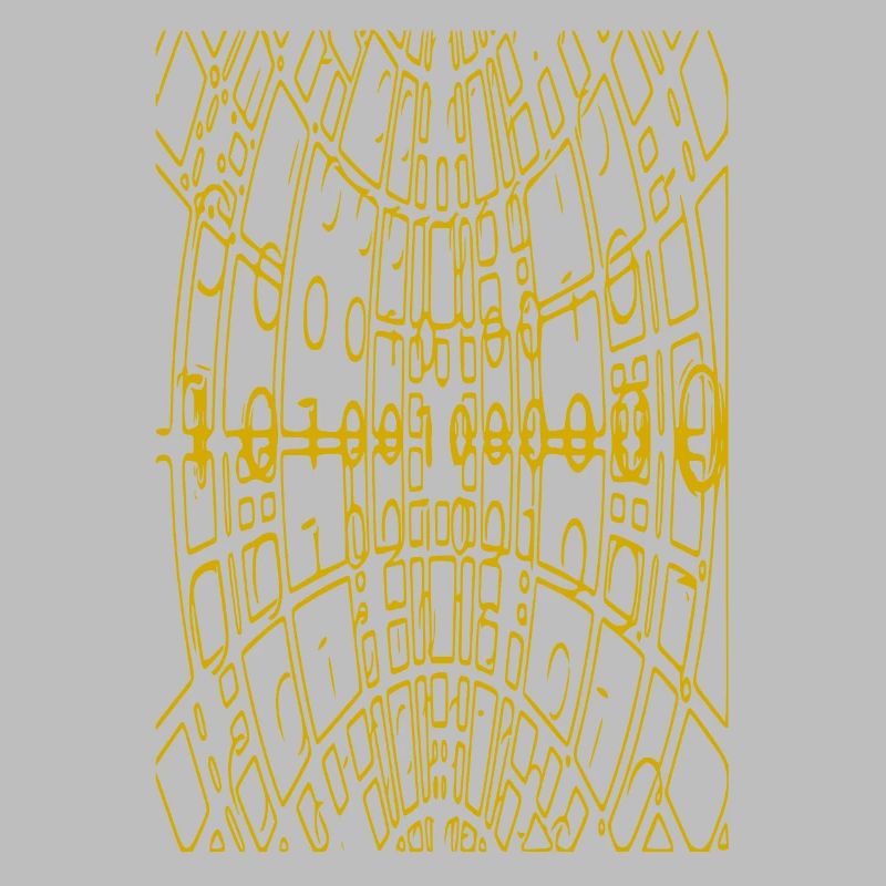 Binary Code Abstract (yellow)