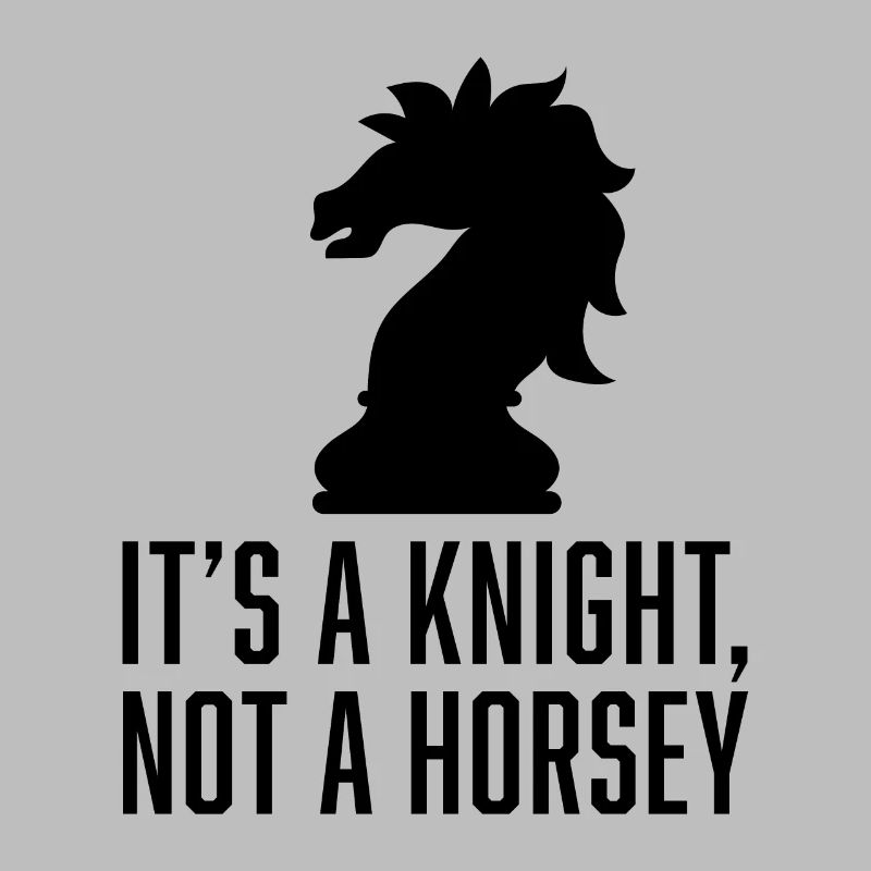 C’est un chevalier pas un cheval