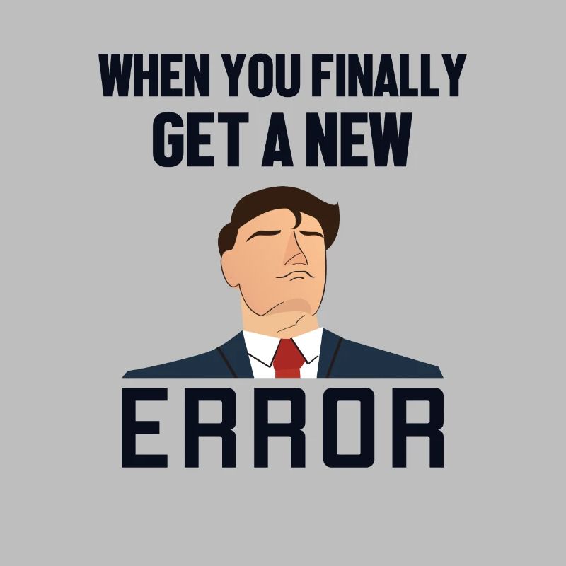 Get a New Error Softwareentwickler Developer