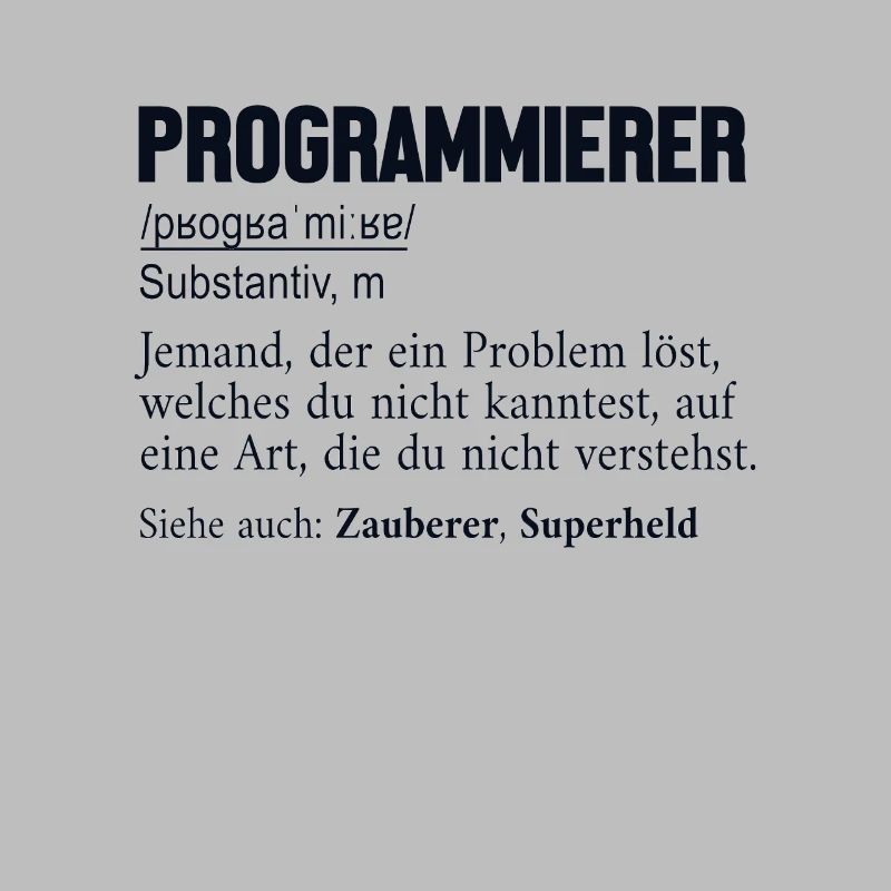 Programmierer Definition Developer Coder