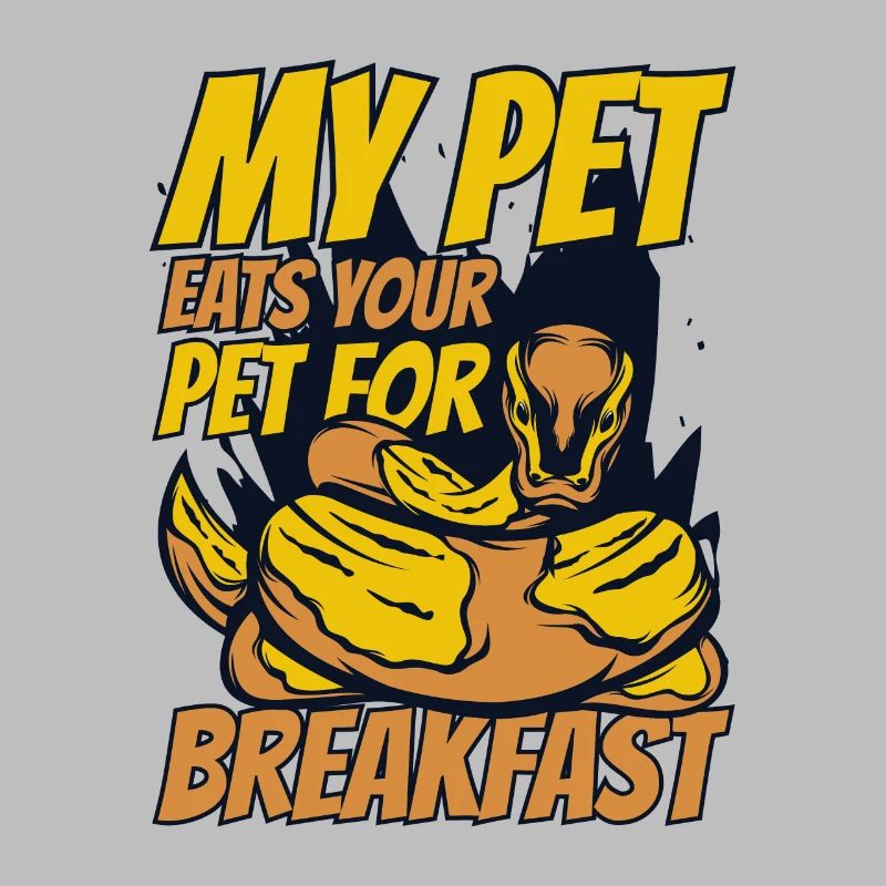 My Pet Eats Your Pet For Breakfast Python Banana