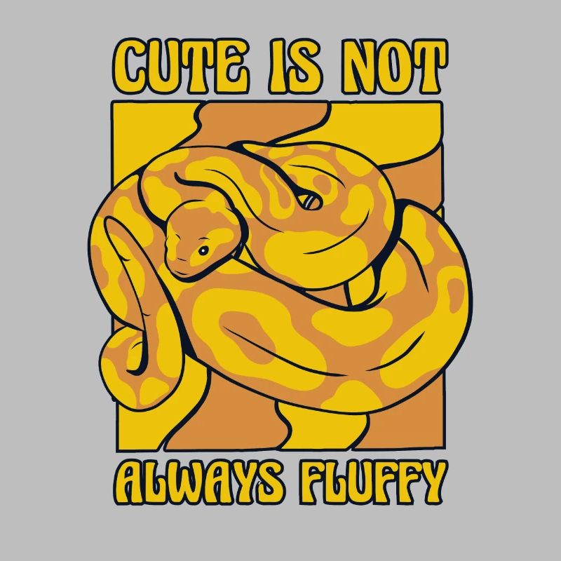 Cute Is Not Always Fluffy Python Schlange Banana