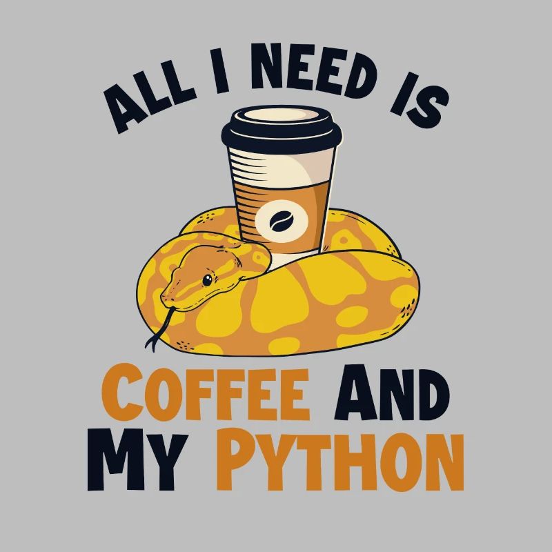 Café et Python Python Snake Banana Ball