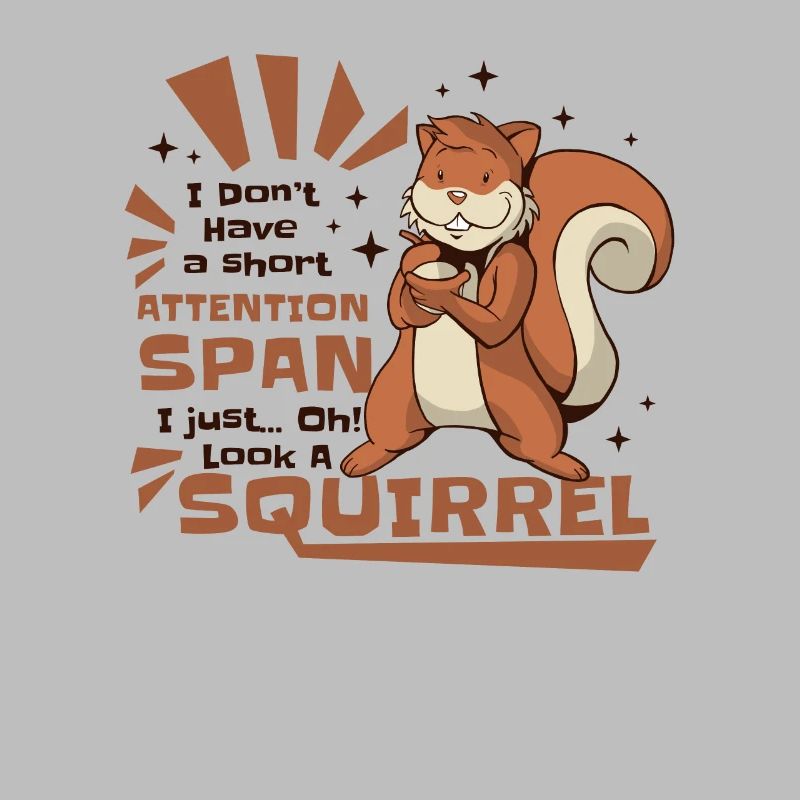Don't Have A Short Attention Span Fox Squirrel