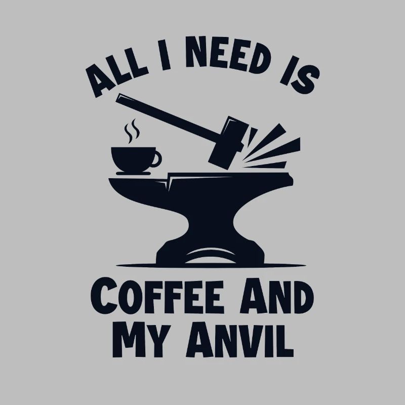 Coffee and my Anvil Blacksmith Forging