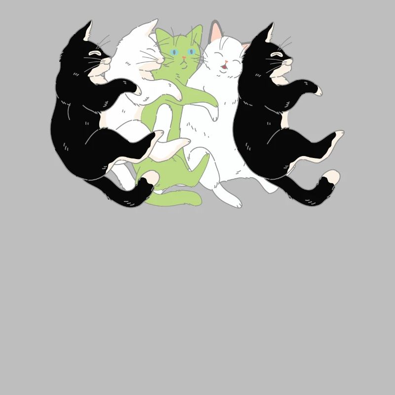 Drapeau LGBTQ - Cute Cat Stack Agender