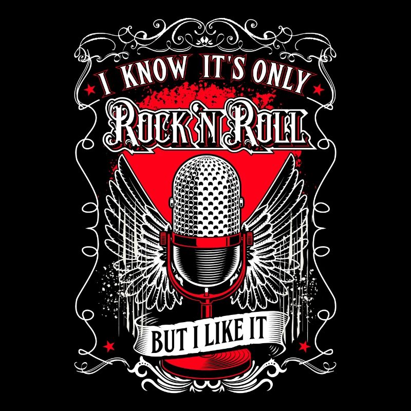 C’est rock and roll - Microphone rétro